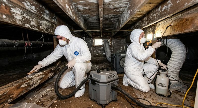 Crawlspace Mold Remediation in Bergen County, NJ